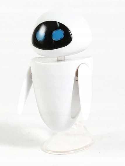 HIT FIGURINES FROM THE FILM WALL-E: WALL-E AND EVE, THE ROBOTS