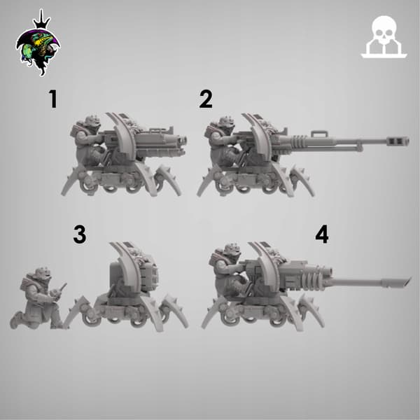 Heretic Heavy Weapons Platform – 3D printing