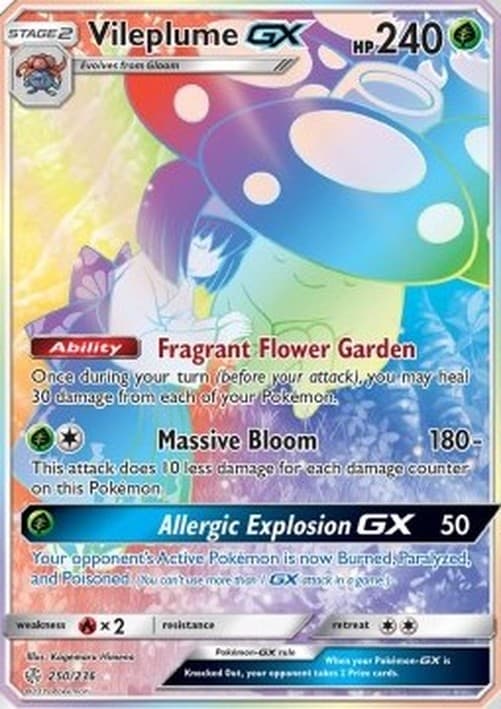 Pokemon Vileplume GX
