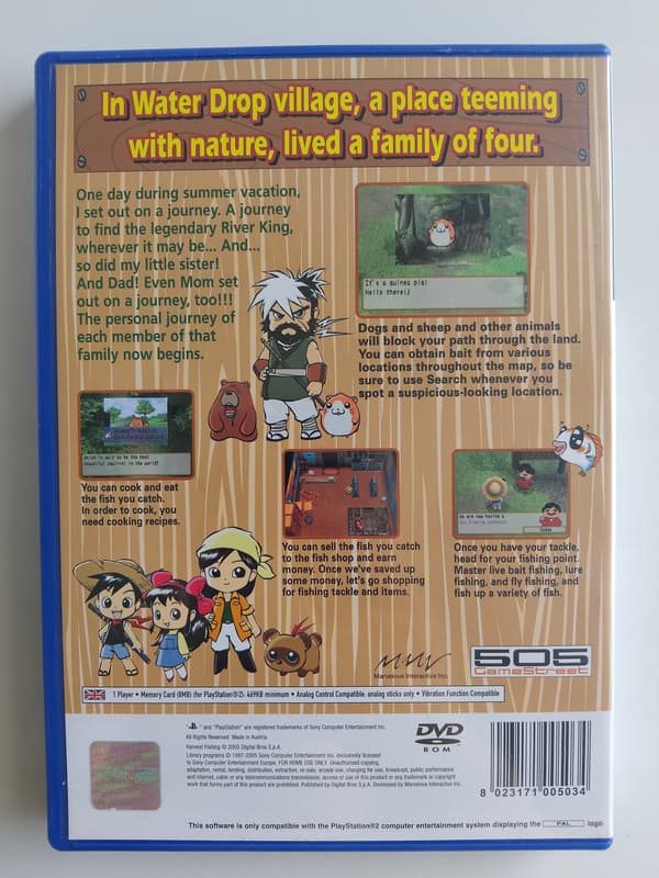 HARVEST FISHING PS2 PAL ENG