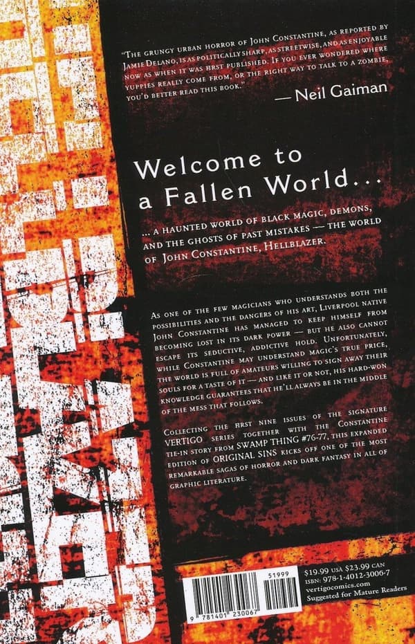 John Constantine, Hellblazer Vol. 1 by Jamie Delano
