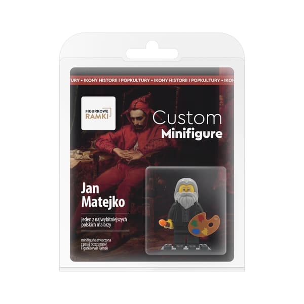 JAN MATEJKO – PAINTER – CUSTOM MINIFIGURE – MINIFIGURE IN A BLISTER PACK