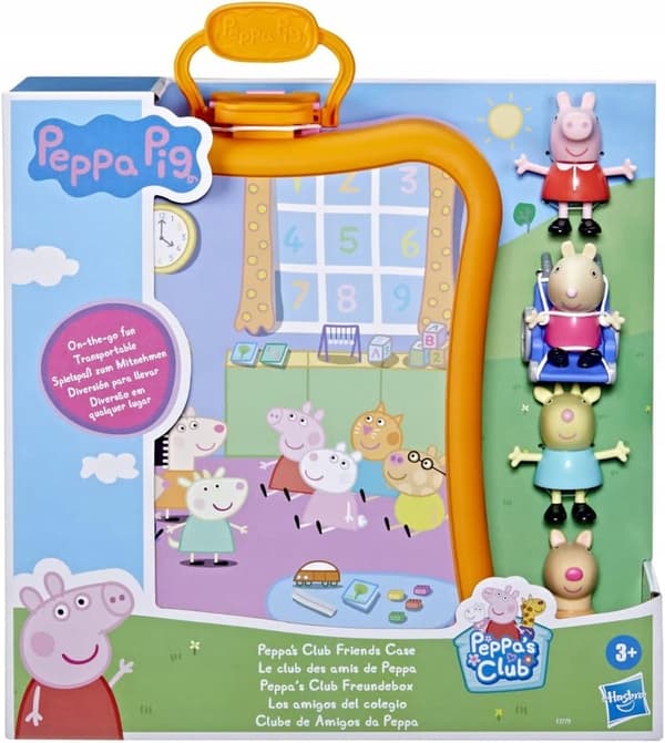 PEPPA PIG PLAY SET: 4 figures in a case