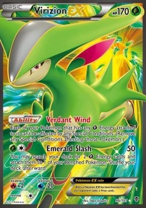 Pokemon Virizion EX