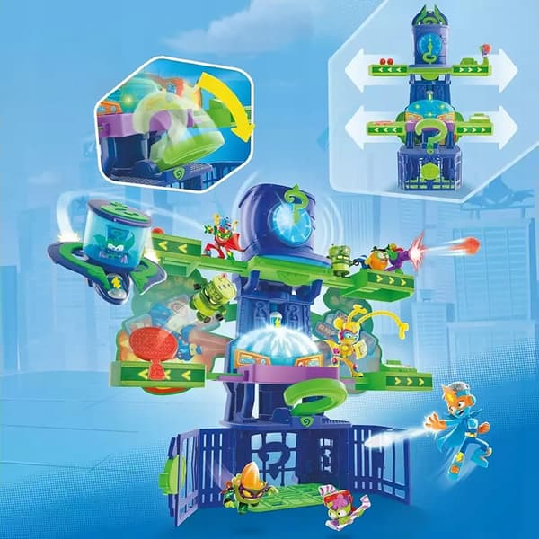 Magicbox Enigma Tower Toy Set, 40x46 cm, multicoloured, with a figure, 3+