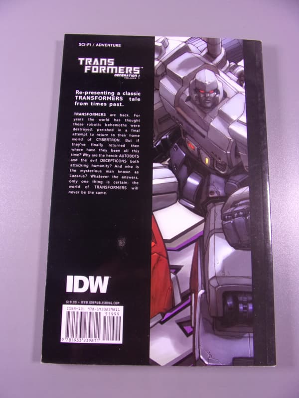 THE TRANSFORMERS GENERATION ONE 1, 2010, English-language edition