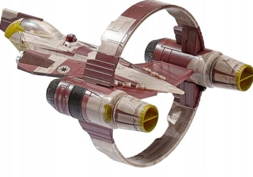 STAR WARS MICRO GALAXY JEDI STARFIGHTER + OBI-WAN figure