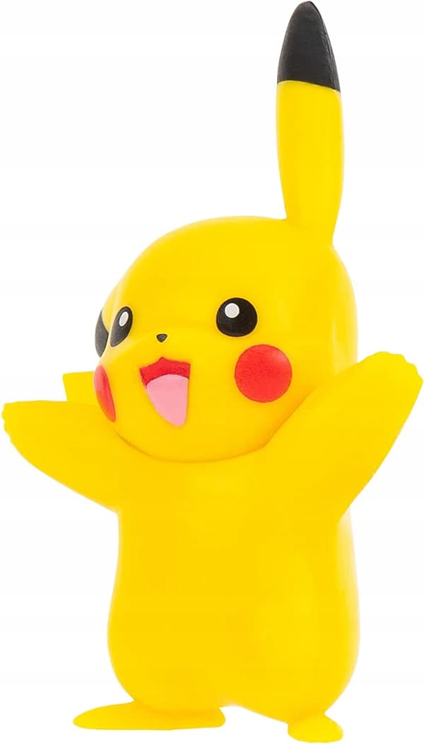 Pokémon set of 6 figures: Treecko, Torchic, Mudkip