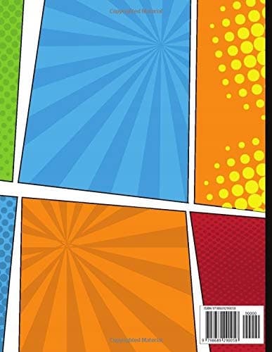 Comic Book: Blank Comic Sketchbook for Children. Draw Your Creative Story Eff