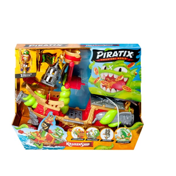INTERACTIVE PIRATE SHIP TOY: KRAKEN MAGICBOX PIRATIX 2 WITH FIGURINES