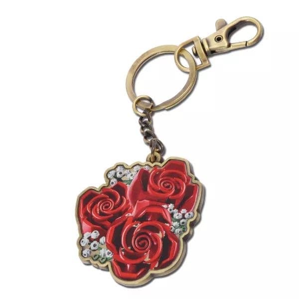LEGO Botanicals bag charm with roses