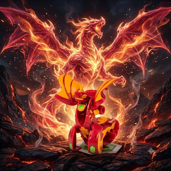 Bakugan Dragonoid Action Figure – Transformable, Armoured Alliance Series