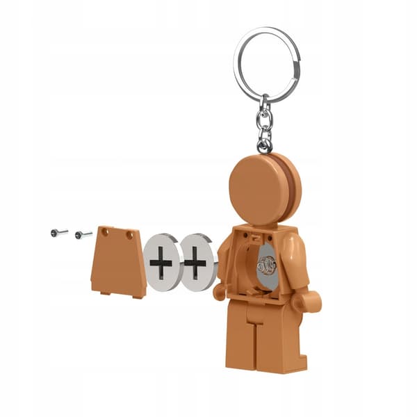 LEGO Gingerbread Man Keyring Torch Minifigure LGL-KE182