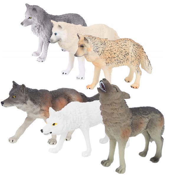 zeji Wildlife Simulation: wolf model ornaments