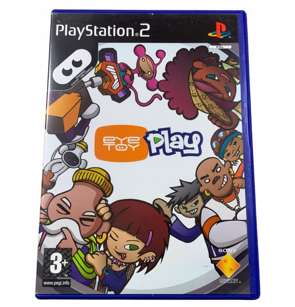 EYE TOY PLAY set: BDB disc + PS2