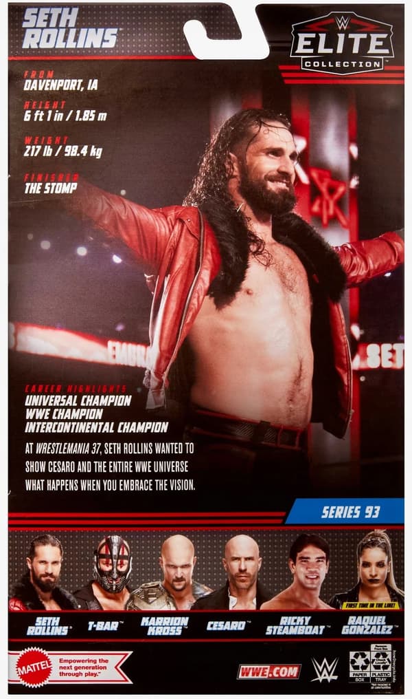MATTEL WWE Elite Seth Rollins Figure