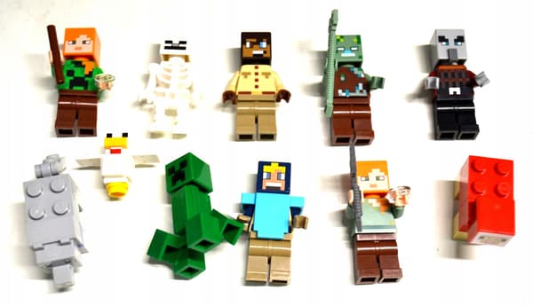 Lego Minecraft Minifigure Set (10 pieces)