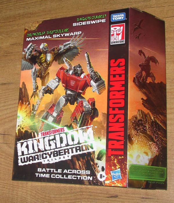 TRANSFORMERS KINGDOM MAXIMAL SKYWARP SIDESWIPE