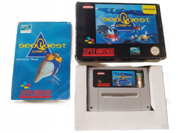 SEA QUEST SNES PAL NINTENDO ENG