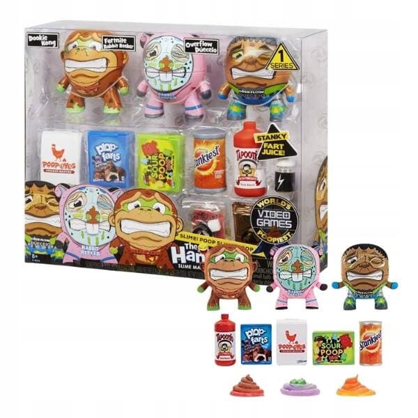MGA THE HANGREES FIGURINE SET – SLIME POOP PARODY