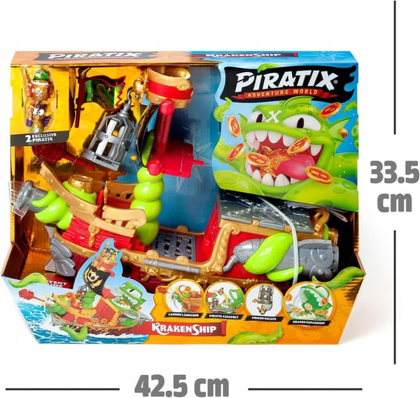 Magicbox Kraken ship with Piratix figures