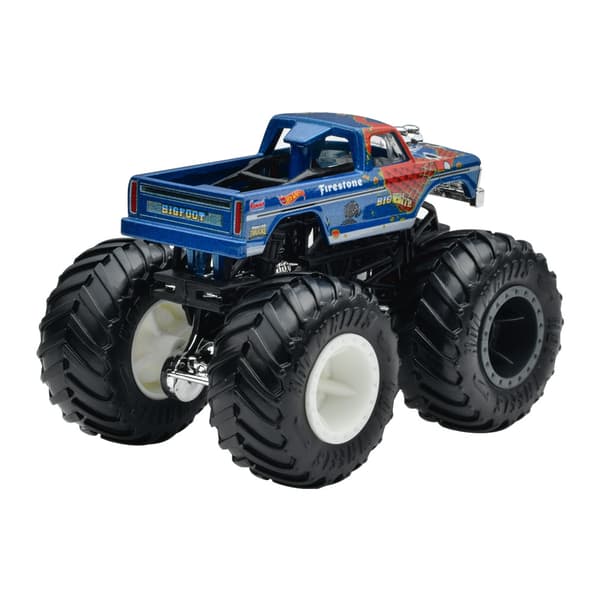 HOT WHEELS MONSTER TRUCKS DEMOLITION DOUBLES TWO-PACK: BIGBITE VS. BIGFOOT