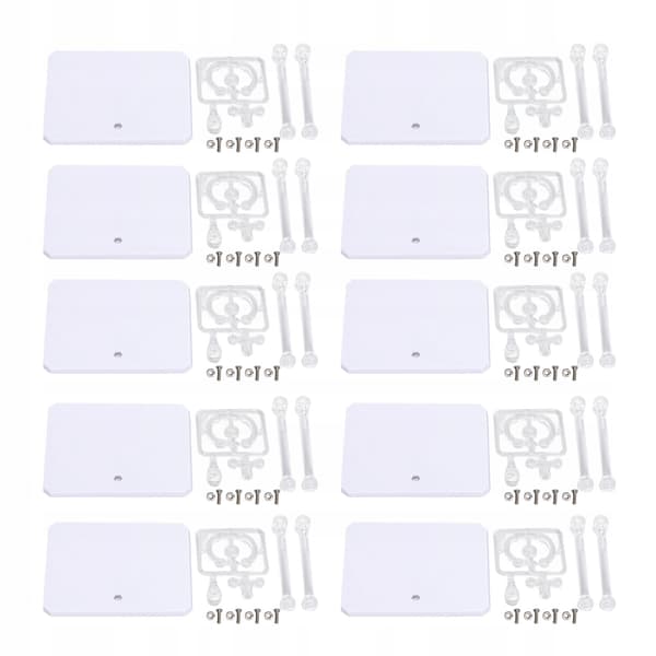 Display stand for assembly doll models, 10-piece Action Action Display Posi set