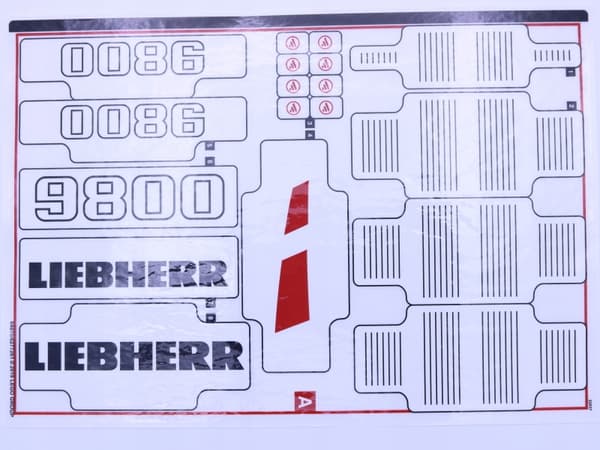 LEGO 42100stk01 TECHNIC STICKER from set 42100 (2g)