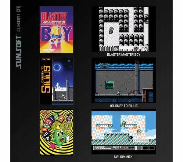 Evercade 31 Game – Sunsoft Game Pack Vol. 1
