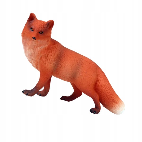 1 PC. DESK ORNAMENT – RED FOX FIGURINE – MODEL SIMULATION