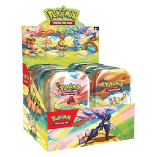 Pokemon Vibrant Paldea Mini Tin Display German