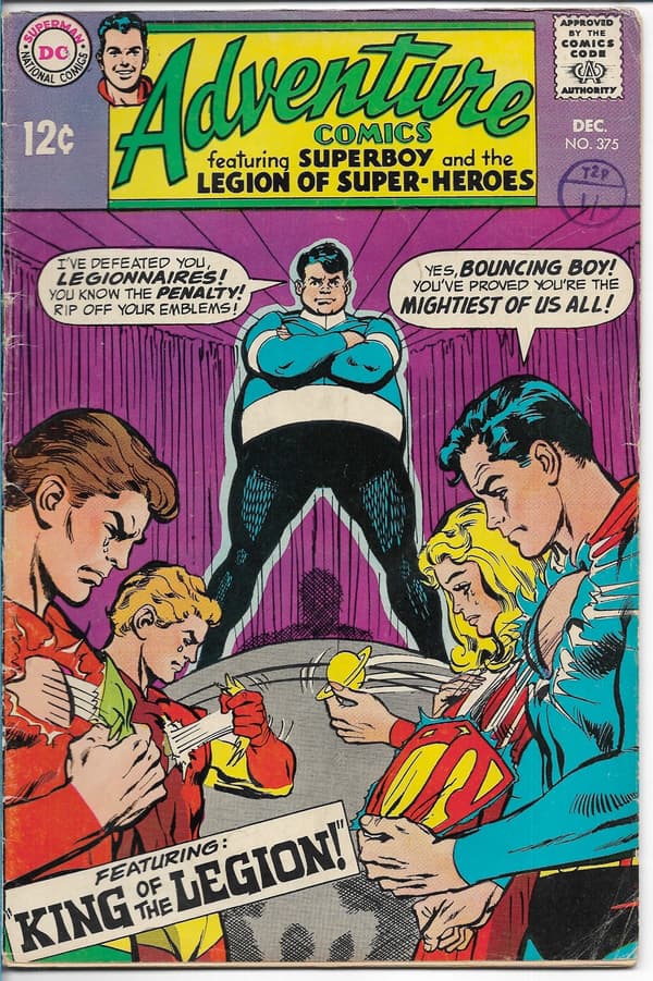 DC Adventure Comics Issue 375/1968: Super Heroes Legion