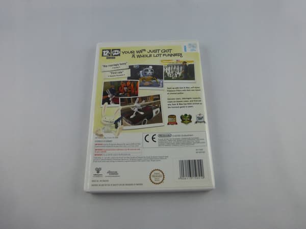 SAM & MAX SEASON ONE, 1 disc, very good condition, NINTENDO WII