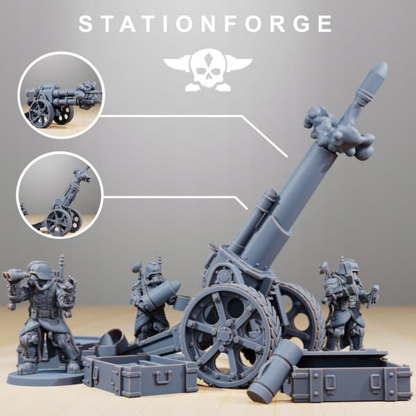 GrimGuard Light Artillery – Station Forge – 3D Printing