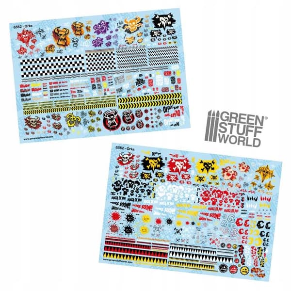 GREEN STUFF WORLD Waterslide Decals Orcs / decals