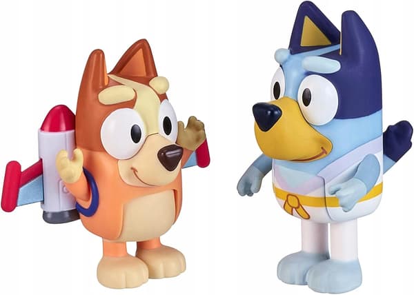 MOOSE TOYS Bluey: Action Heroes Figure Set