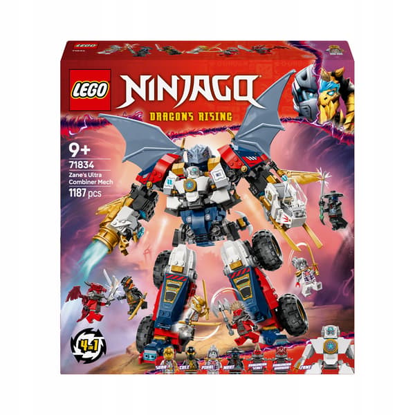 LEGO NINJAGO Zane’s Multifunctional Ultramech 71834