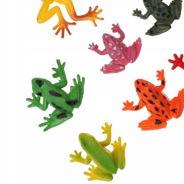 10 PIECES Frog figurines Simulation Toy decoration for