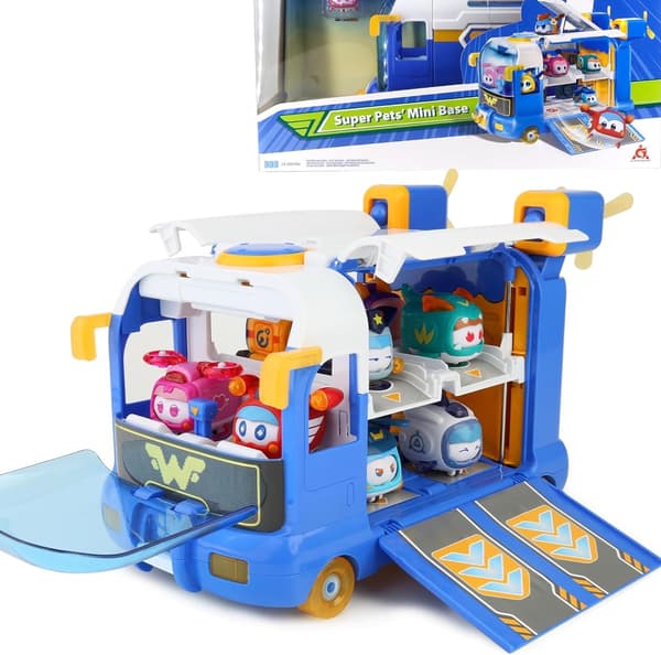 MINI 2-in-1 BASE SET WITH FIGURES, LIGHTS, LIFT AND ACCESSORIES
