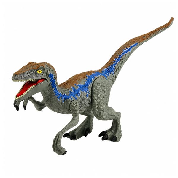 FIGURINE SET – DINOSAUR WITH MOVABLE LIMBS, HUNTER, WEAPON, NET
