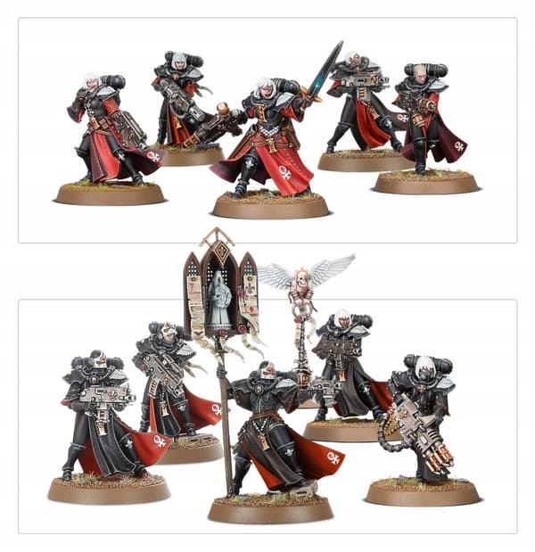 Games Workshop Warhammer 40,000 Adepta Sororitas Battle Set