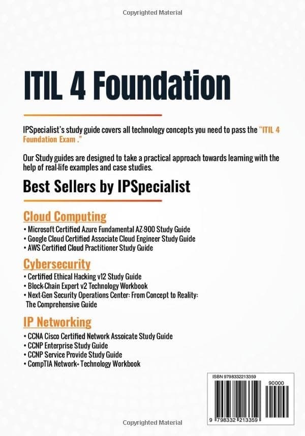 Specialist, IP ITIL 4 Foundation – Study Guide with Practice Questions: 1st