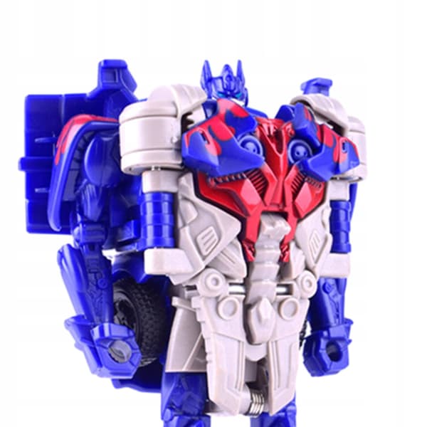 Deformable Robot Toy Model with Articulated Joints and Transformable Car Design – Blue