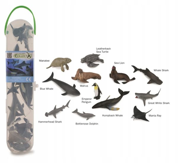 Collecta Mini Plastic Box – Sea Animals