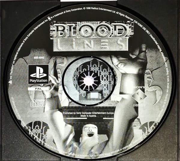 Blood Lines PSX – DISC ONLY – PLEASE READ THE DESCRIPTION!