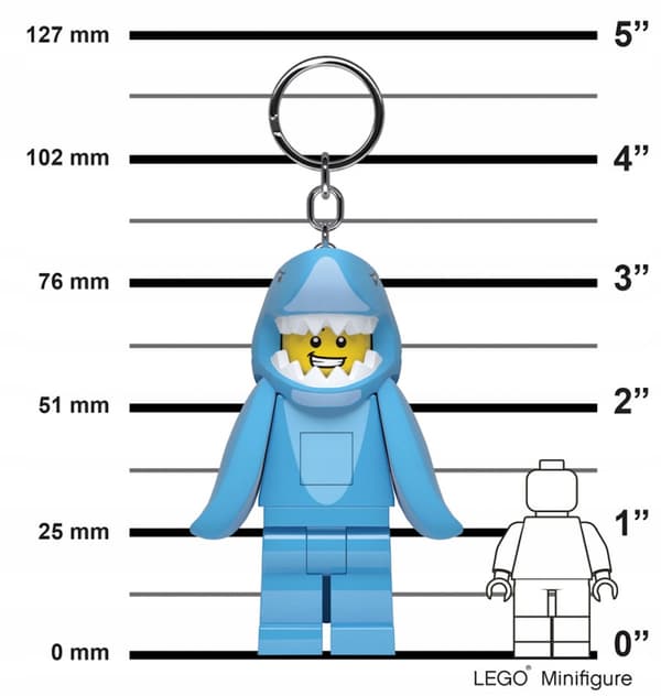 LEGO LED SHARK KEYRING FLASHLIGHT