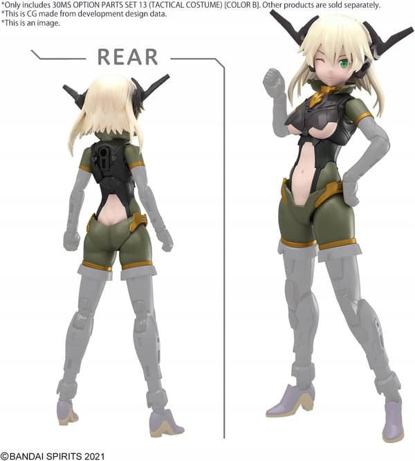 30MS – Option Parts Set 13 (Tactical Costume Colour B) – Model Kit