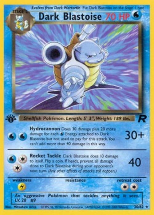 Pokemon Dark Blastoise