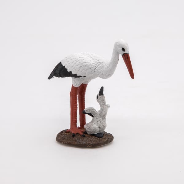 STORK WITH A CHICK [FIGURINE]