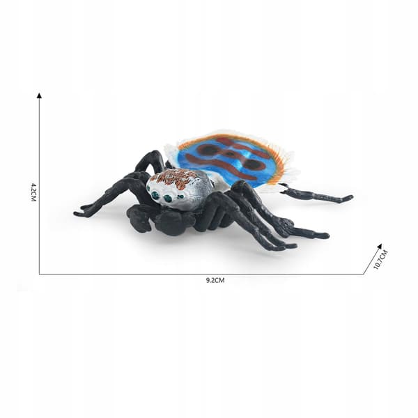 Simulation, Jumping Action, Animal Crafts, PVC Desktop Play Set, Decoration, Blue